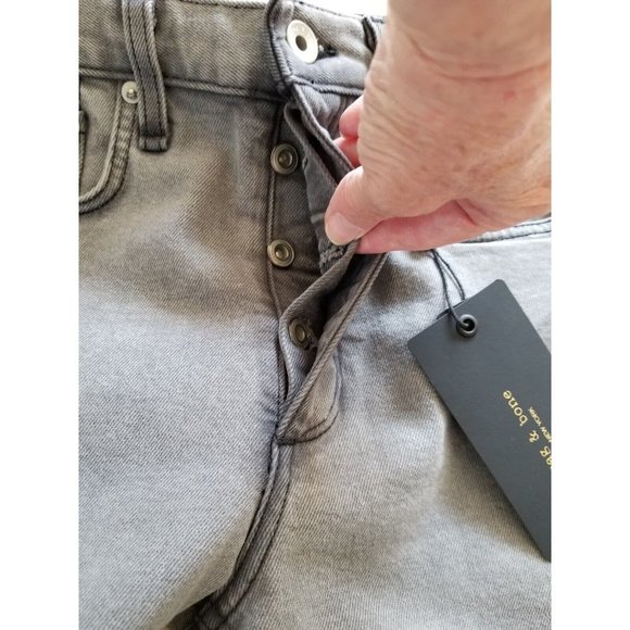 Rag & Bone Men's Greyson Fit 2 Slim Skinny Button-Fly Stretch Denim Jeans 34X30 - Picture 8 of 16